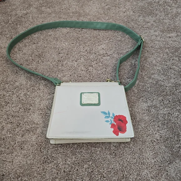 Pokemon Sleepy Pikachu and Eevee Loungefly Crossbody Bag - Picture 2 of 3